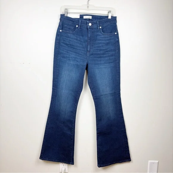 LOFT The Slim Flare Curvy High Rise Jeans NWT - Picture 9 of 9